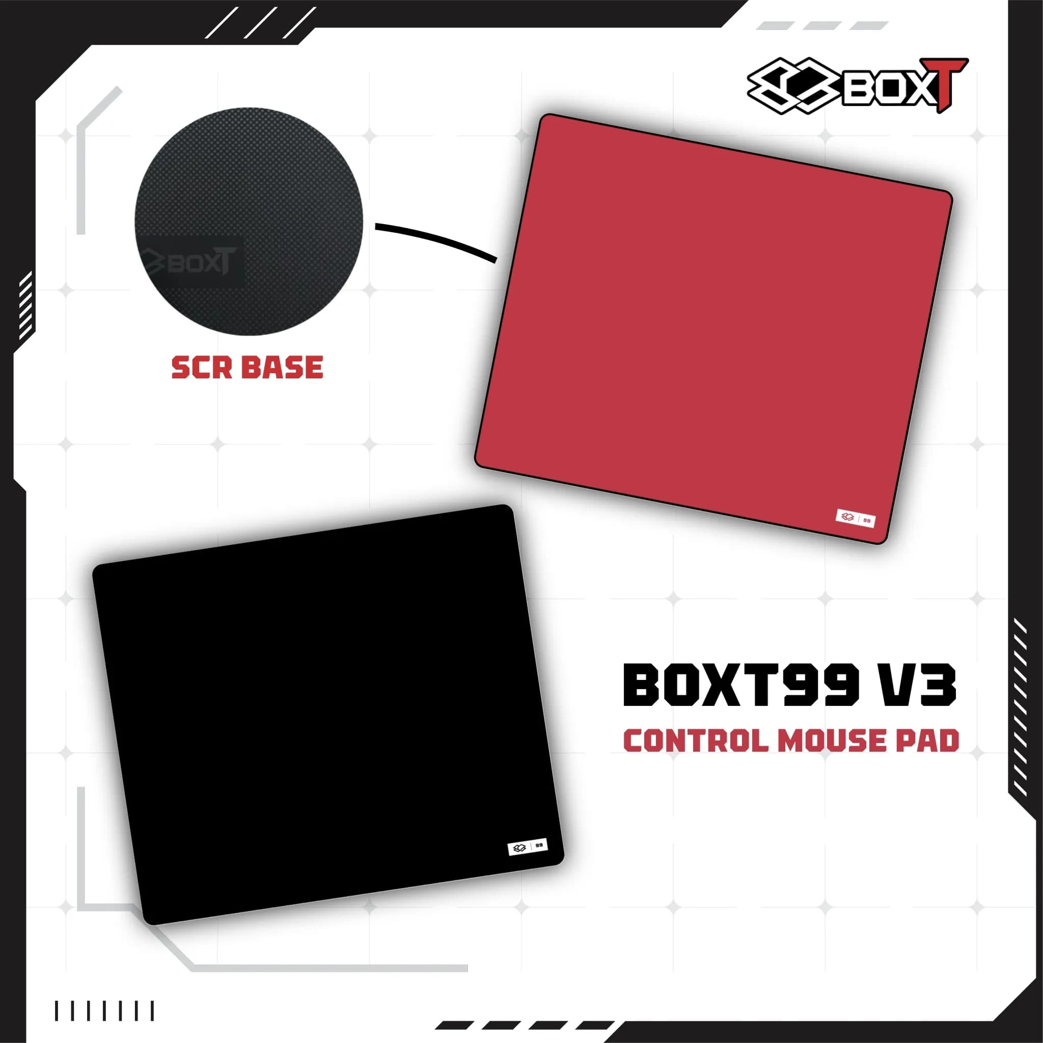 Pad Chuột Gaming BOXT99 Control Chất Liệu Vải Type99